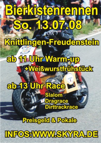 Einladung Bierkistenrennen 2008